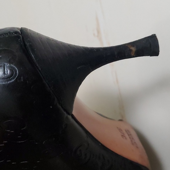 Gucci | Black Leather Ankle Boots Sz 37C - Picture 12 of 13